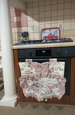 Copri forno grembiule floreale