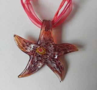 Set 2 collane vetro stile Murano