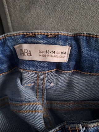 Pantalón vaquero cargo azul