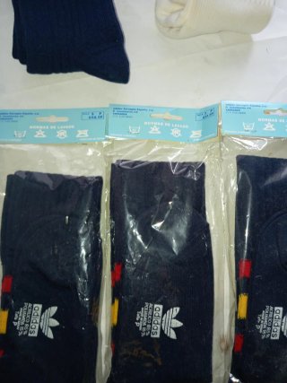 Lote 7 pares medias Adidas vintage talla s ,m y l