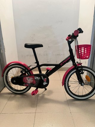 Bicicleta Infantil B'TWIN 16 Rosa