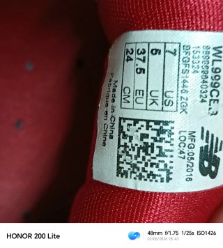 Zapatillas New Balance Rojas Talla 37.5