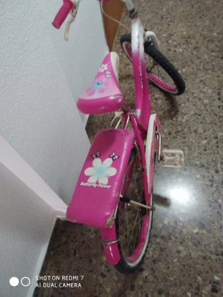 Bicicleta infantil rosa