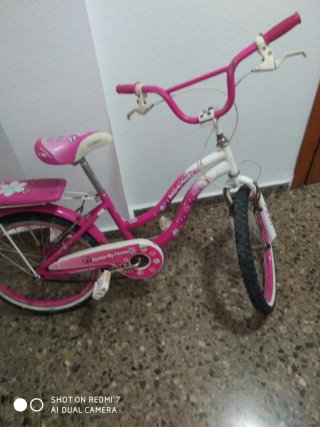 Bicicleta infantil rosa