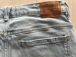 Pantalón corto vaquero Pull&Bear azul claro