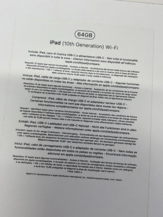 iPad 10ª Generazione