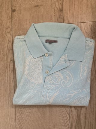 Polo Caballero Estampado Talla L