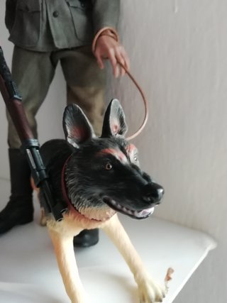 Action Figure Soldato Tedesco 1/6 con Cane WW2