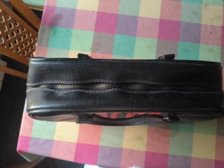 Bolso de viaje vintage.
