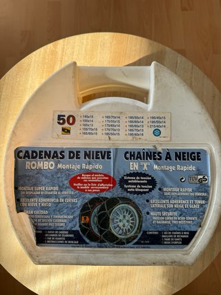 Cadenas nieve para coche