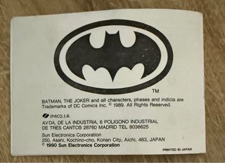 Manual Batman Return of the Joker Game Boy