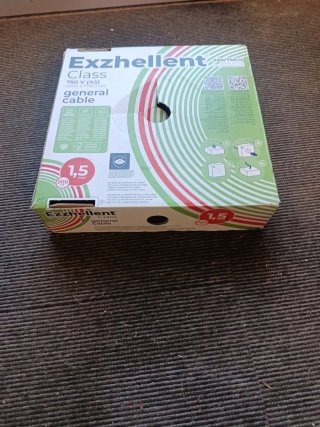 Rollo Cable 200m 1,5mm² Halógenos Negro