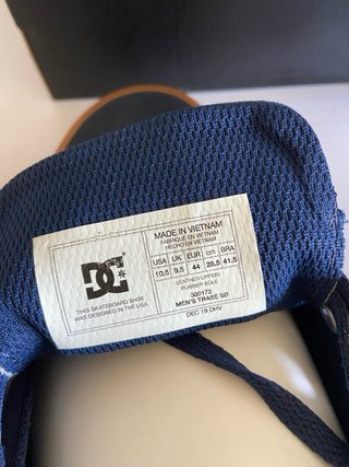 Zapatillas DC Shoes Trase SD Azul Suela Goma