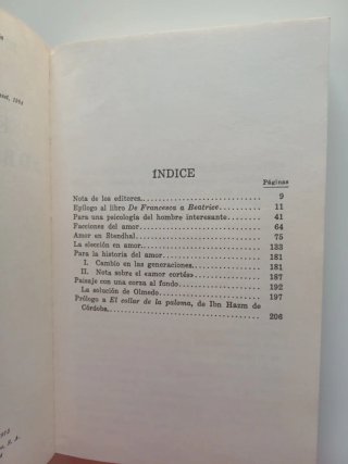 Estudios Sobre El Amor - José Ortega y Gasset 1973