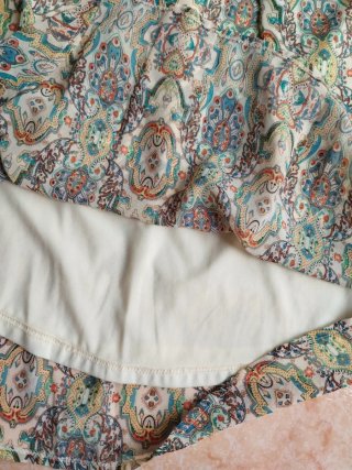 Vestido estampado mujer