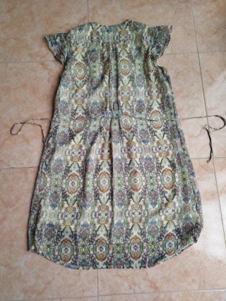 Vestido estampado mujer