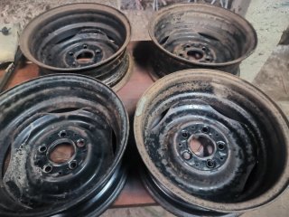4 Llantas Hierro Mercedes W123