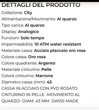 Orologio Calvin Klein placato  Oro Rosa