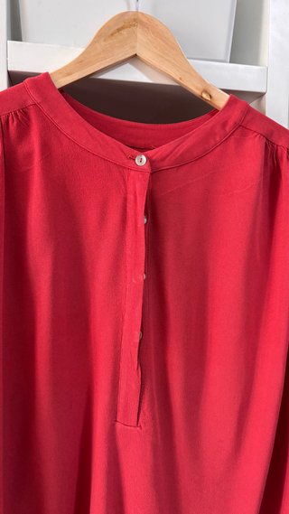Blusa Misley Roja Manga Larga