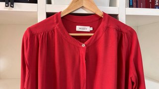 Blusa Misley Roja Manga Larga