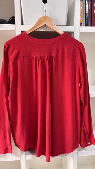 Blusa Misley Roja Manga Larga