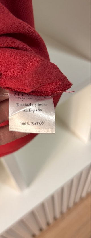 Blusa Misley Roja Manga Larga
