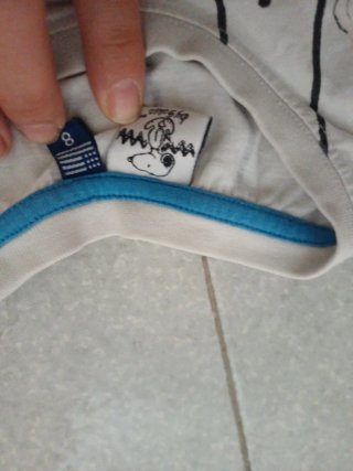 Maglietta bambino Peanuts 7-8 anni