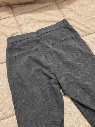 Pantaloni donna H&amp;M grigi a quadri taglia 44