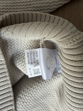 Sudadera Oakley Quarter Zip Vintage Beige