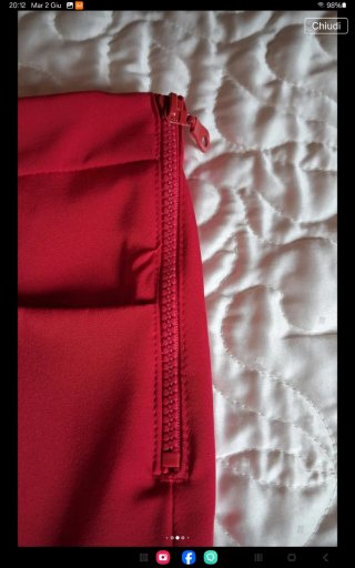 Pantaloni Camomilla Italia Rossi Nuovi