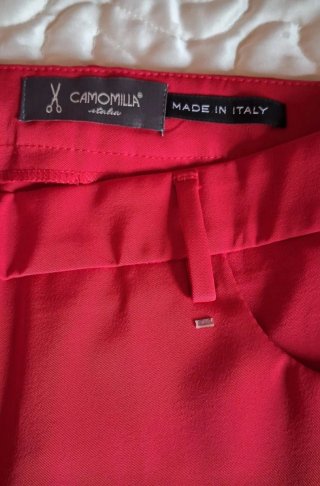 Pantaloni Camomilla Italia Rossi Nuovi