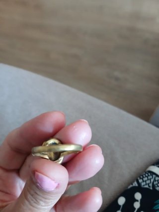 Anillo con piedra ojo de tigre