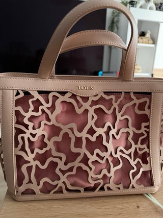 Bolso Tote TOUS Beige y Gris