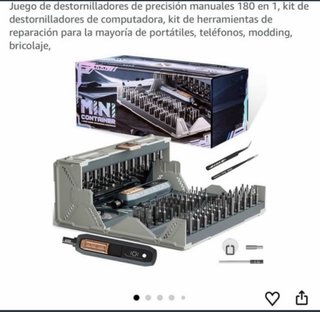 Kit Destornilladores Precisión 180 en 1