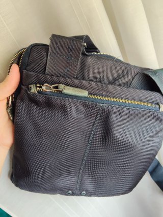 Borsa tracolla Piquadro Tessuto e Pelle