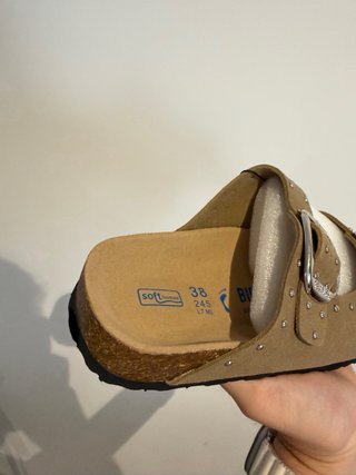 Sandalias Birkenstock Arizona Marrones y Plateadas