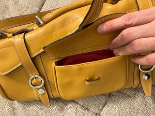 Borsa ETRO Milano in pelle color cuoio ottime condizioni