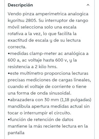Comprobador Kyoritsu Volt-Amperímetro