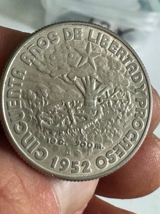 40 Centavos Cuba 1952