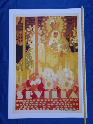 ARTE. SEVILLA. VIRGEN DE LA MACARENA. CARTEL