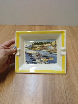 Posacenere ceramica dipinta a mano