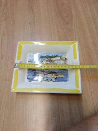 Posacenere ceramica dipinta a mano