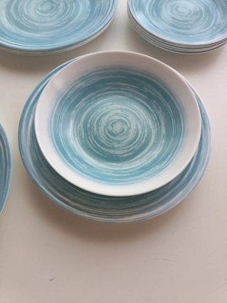 Vajilla Luminarc Opal Azul 18 Piezas