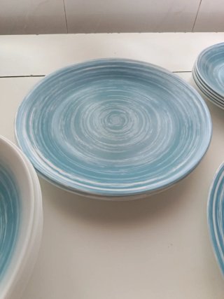 Vajilla Luminarc Opal Azul 18 Piezas