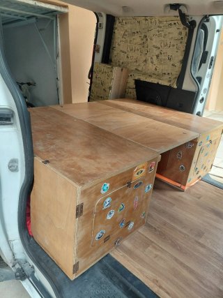Mueble camper para furgoneta