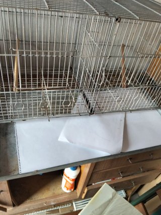 Jaula para pájaros doble