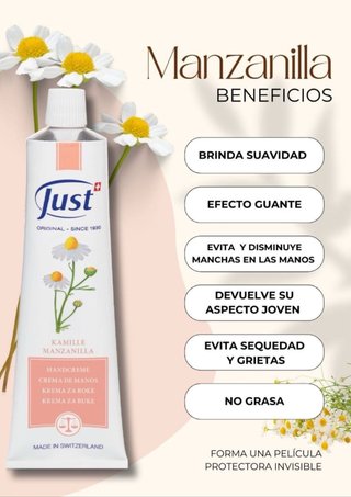Crema de Manos Just Manzanilla - 100ml