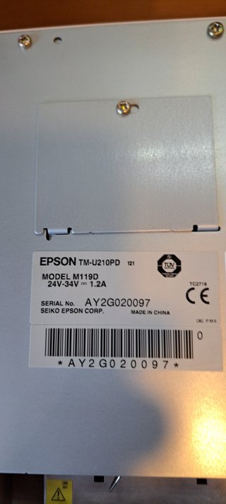 Impresora Epson TM-U210PD M119D