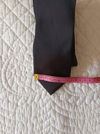 Corbata caballero de seda negra