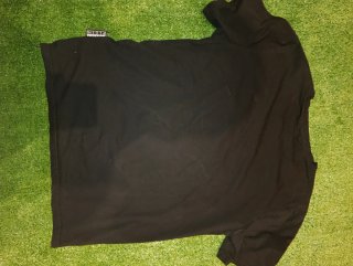 Maglia Philipp Plein nera con logo